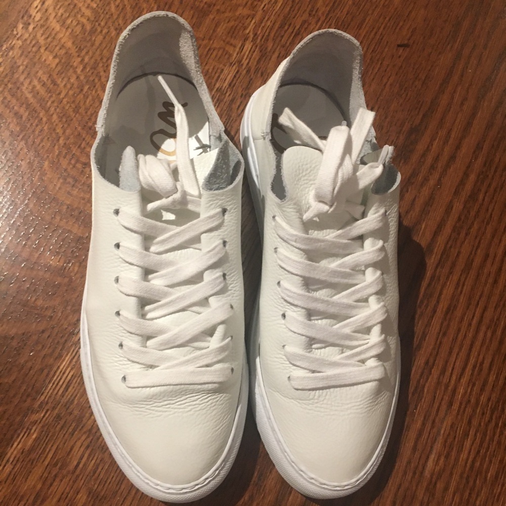Sam Edelman White Leather Sneakers US 7